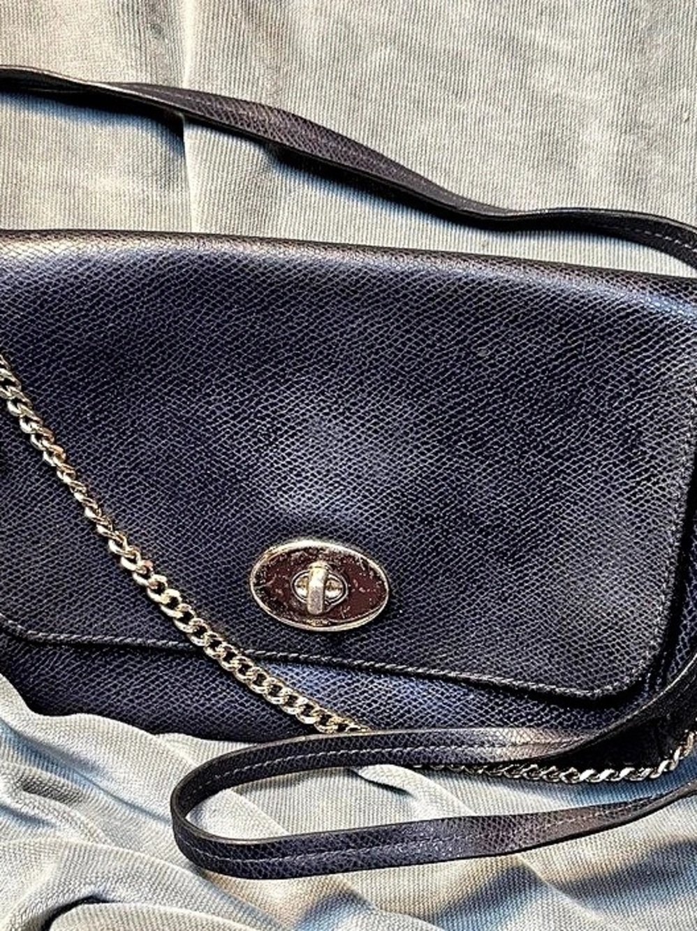 Coach Pebbled Leather Ruby Crossbody bag, style number F34604